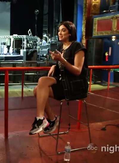 Cool outfit in interview