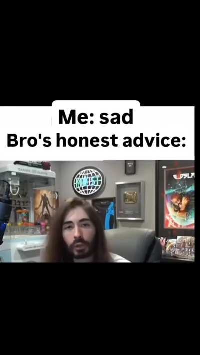 Charlie's advice to people who are sad 