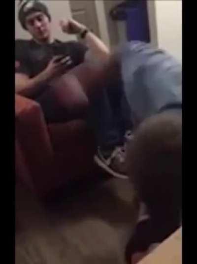 pure brutality.. apparently was bullied but damn