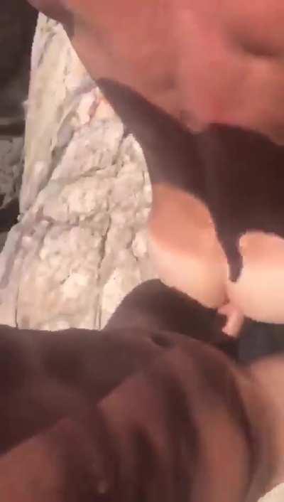 Taking some serious... sunburn 🥵