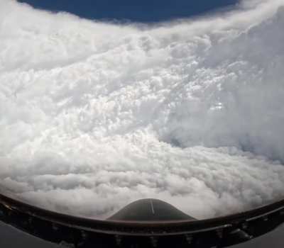 🔥 Aerial view of hurricane melissa.