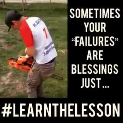 Sometimes your failure can be your blessing ! 😱😉😃