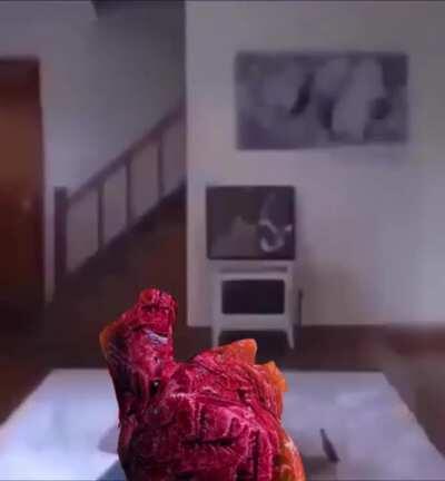 Kagrenac uses the tools on the Heart of Lorkhan (1E 700, colorized)