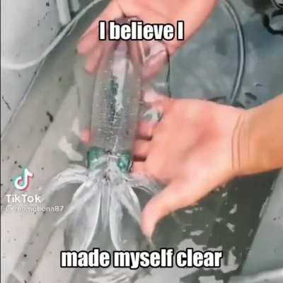 I belive i have made myself clear