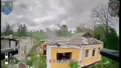 Ukrainian fiber-optic FPV drones destroyed a Russian crossing + enemy positions in the Kupyansk direction. 151st Mechanized Brigade's Drone Bataillon at work. July 2025