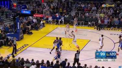 [Highlight] Klay Thompson Makes His 12th 3 of the Night