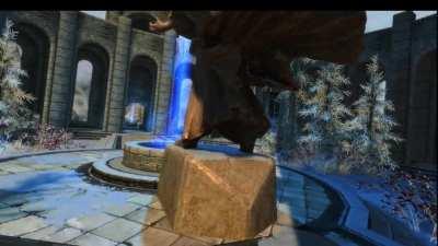 Disposing of garbage at the College