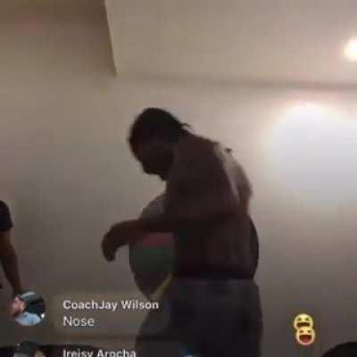 Man bursts cracker in his mouth!