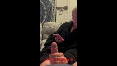 Bored and ignored handjob