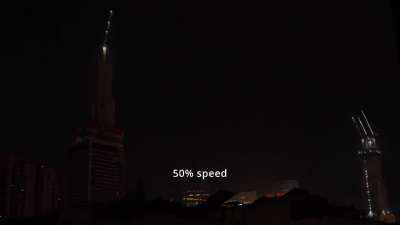 Another angle of the Iranian ballistic missile strike on downtown Tel Aviv