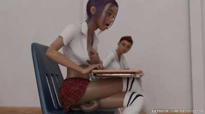 Futa Schoolgirl Classroom Autopenetration