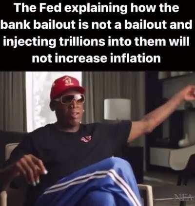 Denis Rodman explains in simple terms about FED bailouts