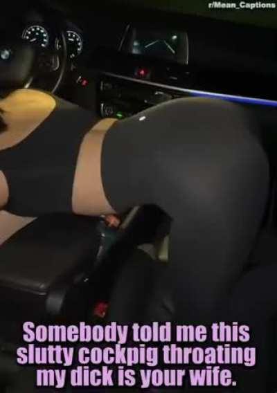 We're going out again next week. Tell her to wear a short skirt with no underwear.