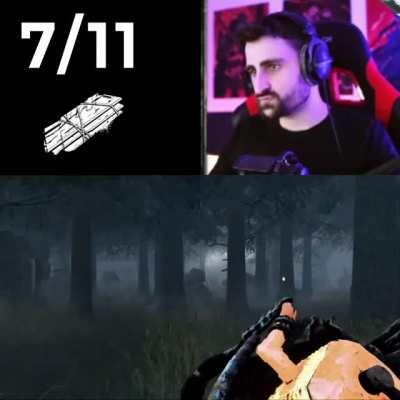 You can, in fact, break every pallet in the map with ONE chainsaw sprint