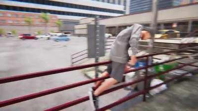 [SkaterXL x-post] I call this the No Kids grind.