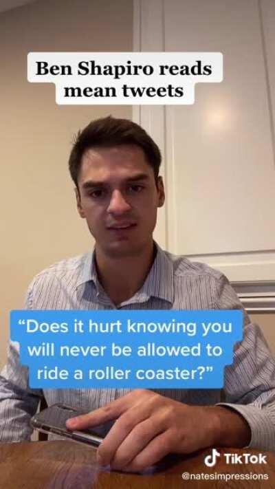 Ben shapiro reads mean tweets