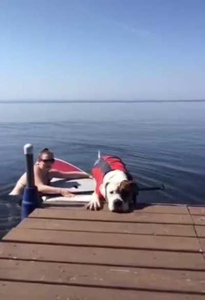 to get off the board