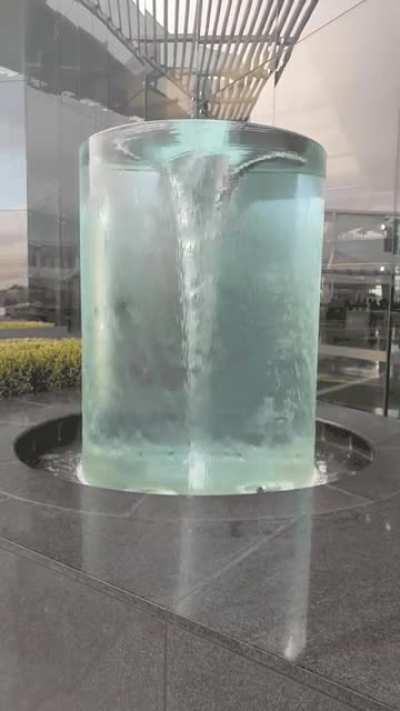 The Vortex Fountain at Canberra Airport, Australia