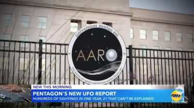 ABC News: Pentagon has not ruled out ‘alien technology’ as explanation for UFOs.