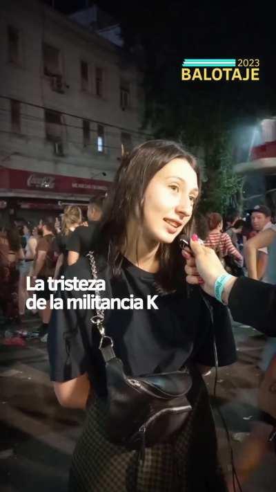 La tristeza de la militancia k