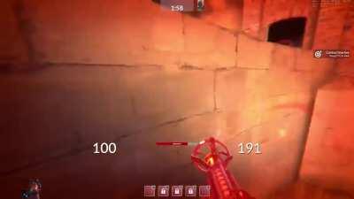 horrifying taunt cancel spot right outside of blu spawn on cp_steel