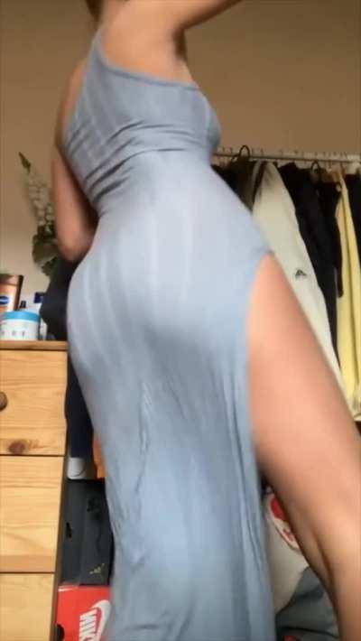 Tight Dress, No Panties