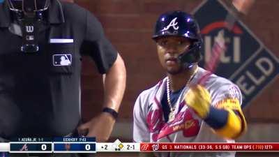 [Highlight] Tom Glavine asks where an obscure stat comes from, Jeff Francoeur replies with the stat guy's name, Chip Caray says he's in his mom's basement.