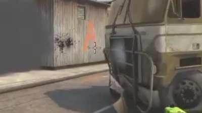 What happened here? Was this a problem with hit boxes or luckily the bullet hit the head.?