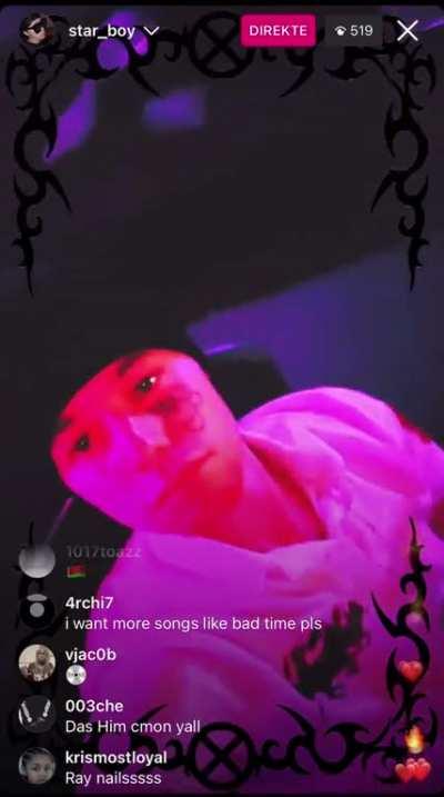 IG Live February 14th