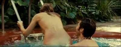 Elsa Pataky (wife of Chris Hemsworth) went to skinny dipping & let her tits sucked in Di Di Hollywood