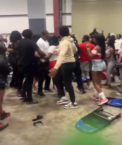 Brawl breaks out at a community event