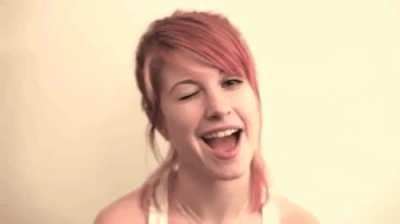 Hayley Williams' face needs to be used like it's nothing more than a sex toy