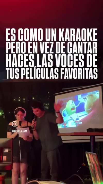 crearon un karaoke pero con escenas de peliculas: