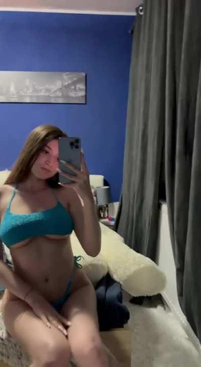 Imagine putting your dick between my tits