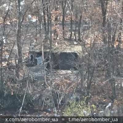 AEROBOMBER_UA posted recent footage of FPV attacks on invaders. Location not given.