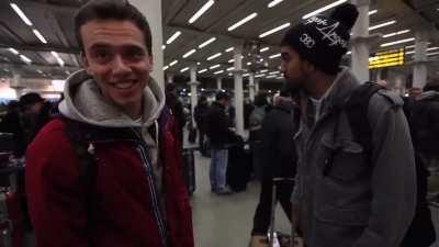 He simply cannot contain himself