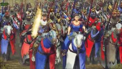 Bretonnia's Lord speech at the start of the battle. Very inspiring