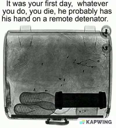 no escaping this one.