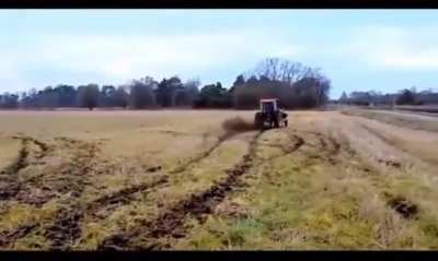Tractor Powered by a Ferrari Engine - What Could Possibly Go Wrong?