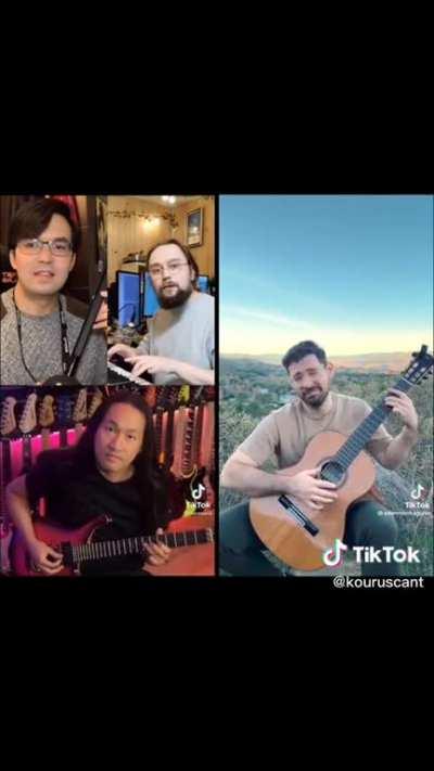 The duet was too stunned to speak