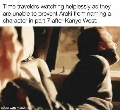 Araki unfortunately exists outside of time and therefore can't be affected