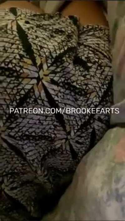 Farting in my new dress 😈😈 Would you come in lay with me? (Patreon link in bio for more videos)