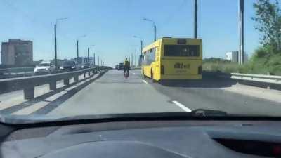 Not in the car but still an idiot