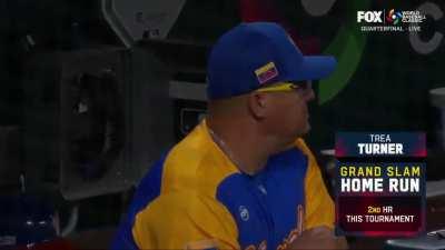 Trea Turner No-Doubt GRAND SLAM retakes the lead 9-7 for Team USA