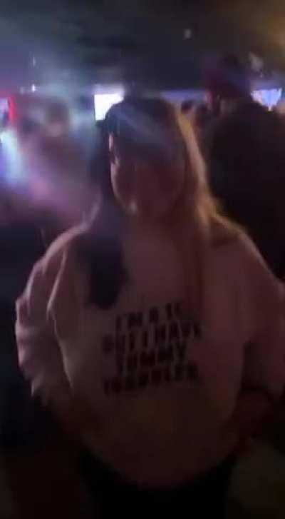 Just flashing at my local bar. No biggie, but my tits are