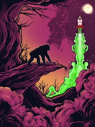 Don't Get Left Behind - instead of working I animated art by u/Logancarrollart.