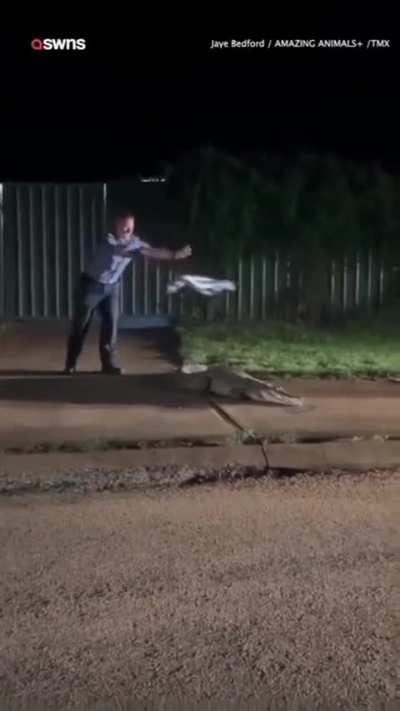 Yup, let's throw a towel at this cro-