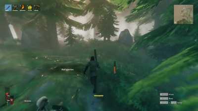 adventuring in valheim for the first time