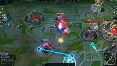 A new combo that happened in URF today.