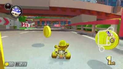 Whoever approved the custom items feature in Mario Kart is a lunatic and I love them for it